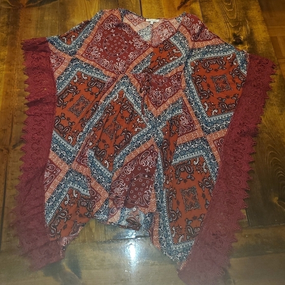 𝅺Charlotte Russe Fringe side top XS - Picture 3 of 11